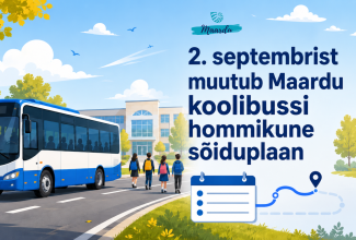 koolibussi plaan plakat